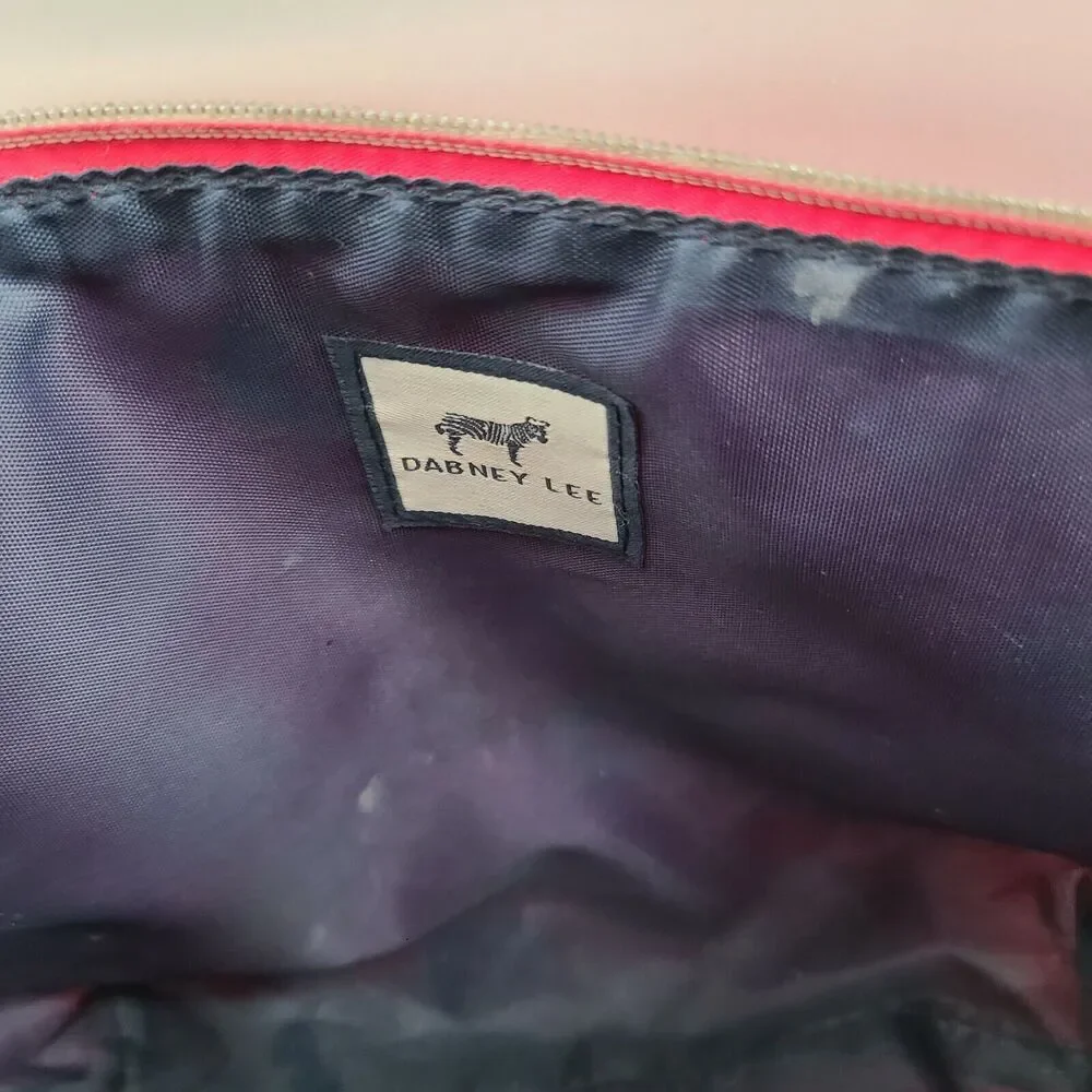 Dabney Lee Pink Donut Cosmetic Makeup Bag